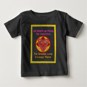 All Hearts Go Home for Valentine Art Print Baby T-Shirt