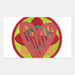 All Hearts Go Home for Valentine Art Print Sticker