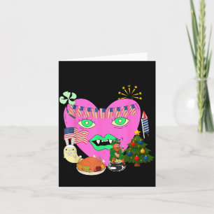 All Holidays in One Weird Holiday Design Card