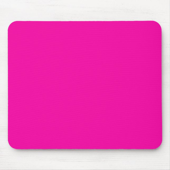 All Hot Pink Nothing But Colour Pink Mouse Pad (Front)