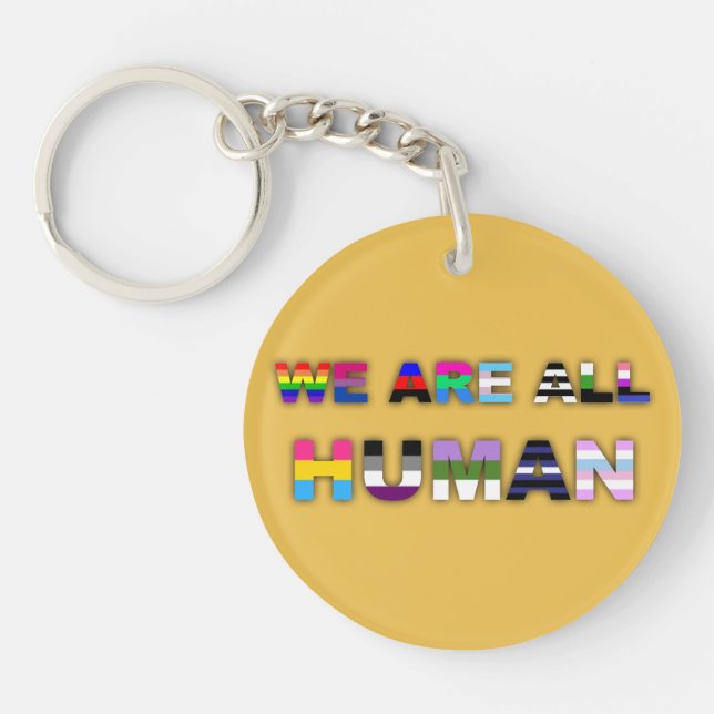 All Human Light Keychain (Front)