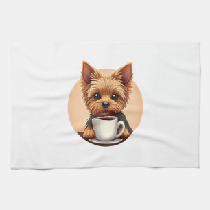 All I Need is Coffee and My Yorkie Kitchen Towel