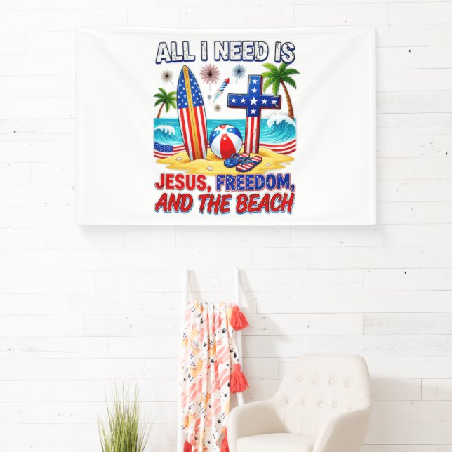 ALL I NEED IS JESUS BANNER (Insitu)