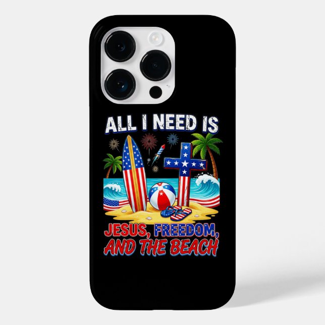 ALL I NEED IS JESUS Case-Mate iPhone CASE (Back)