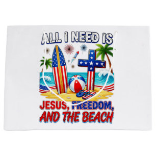 ALL I NEED IS JESUS LARGE GIFT BAG