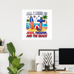 ALL I NEED IS JESUS POSTER