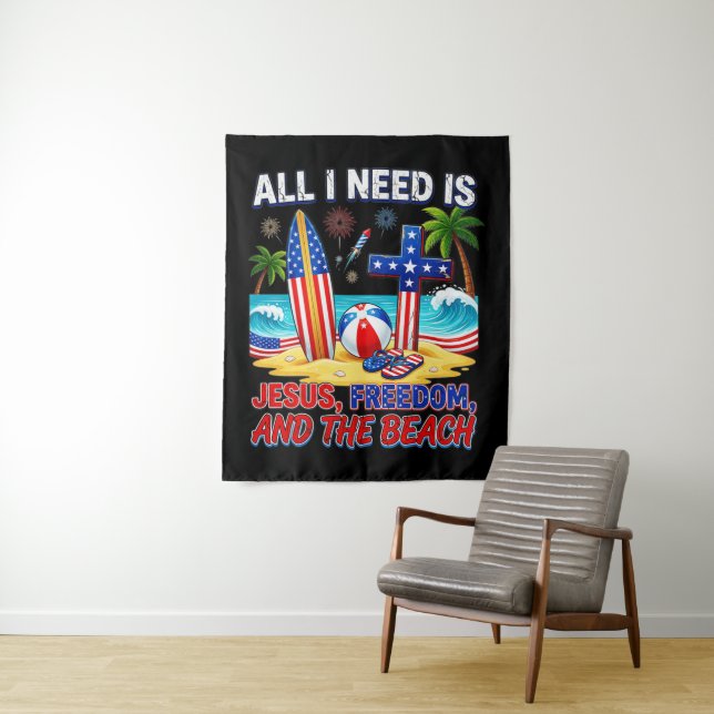 ALL I NEED IS JESUS TAPESTRY (In Situ)