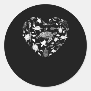 All i need is love a Loves And A Turtle Classic Round Sticker