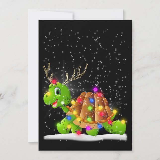 All i need is love a Loves And A Turtle Holiday Card (Front)
