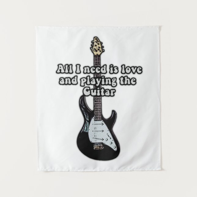 All i need is love and playing the guitar. tapestry (Front)