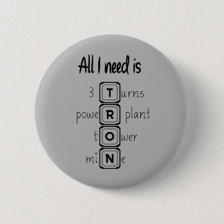 All I need is TRON 2 Inch Round Button