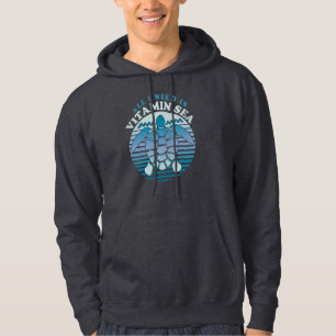All I Need Is Vitamin Sea - Retro Turtle Hoodie