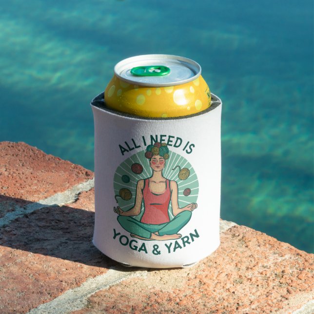 All I need is Yoga and Yarne Phrase Can Cooler (In Situ Pool)