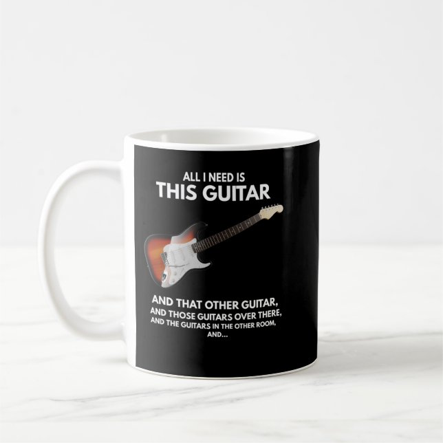 All I Need Ishis Guitar Coffee Mug (Left)