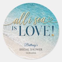 All I Sea Is Love Beach Bridal Shower 