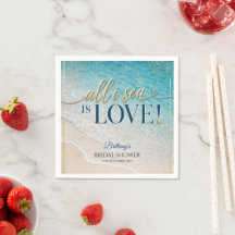 All I Sea Is Love Beach Bridal Shower 