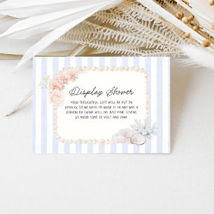 All I Sea Is Love Soft Beach Display Shower Enclosure Card