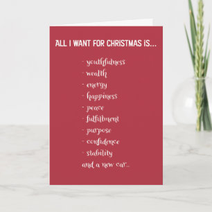All I Want...Christmas Card