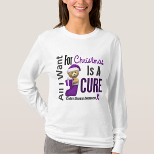 All I Want For Christmas Crohn's Disease T-Shirt