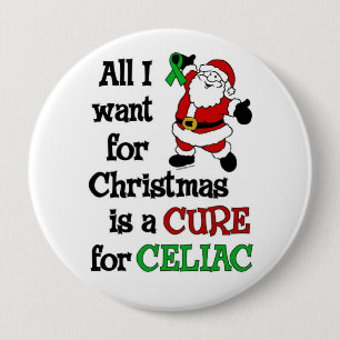 All I Want For Christmas...EDS 4 Inch Round Button