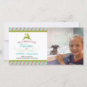 All I Want for Christmas Holiday Card