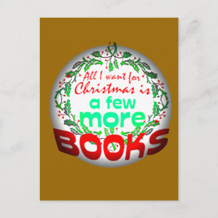 All I want for Christmas Holiday Postcard