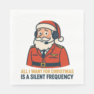 All I Want for Christmas Is a Clear Frequency Napkin