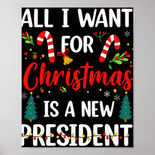 All I Want For Christmas Is A New President Poster
