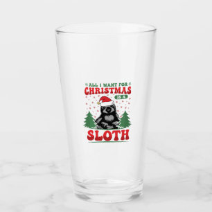 All I Want for Christmas is a Sloth Glass