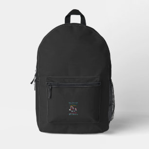 All I Want For Christmas Is A Unicorn Ugly Sweater Printed Backpack