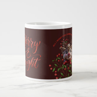All I Want for Christmas is Coffee Large Coffee Mug