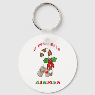 All I Want For Christmas Is My Airman Keychain