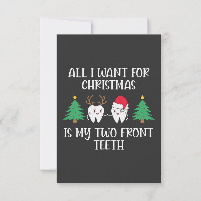 All I Want For Christmas Is My Two Front Teeth (Front)