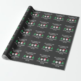 All I Want For Christmas Is My Two Front Teeth Wrapping Paper