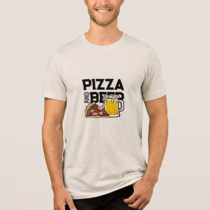All I Want for Christmas is… Pizza and Beer vs2 Tri-Blend Shirt