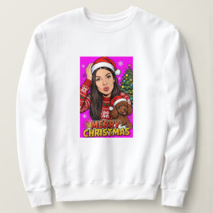 All I want For Christmas Is Poodle Poodle Mom Sweatshirt