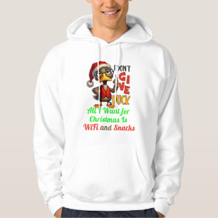 All I Want for Christmas Is WiFi and Snacks Hoodie