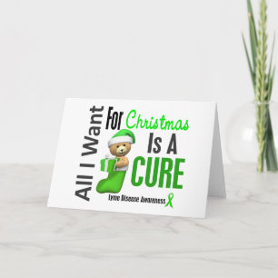 All I Want For Christmas Lyme Disease Holiday Card