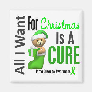 All I Want For Christmas Lyme Disease Magnet