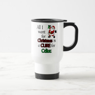 All I Want For Christmas/Santa...Celiac Travel Mug