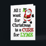 All I Want For Christmas/Santa...Lyme Holiday Card<br><div class="desc">Greeting Card</div>