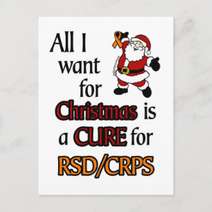 All I Want for Christmas/Santa...RSD/CRPS Postcard