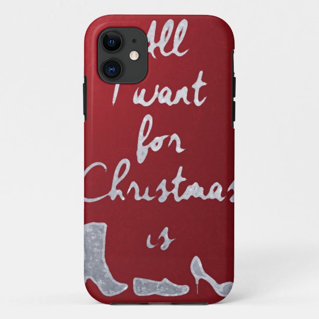 All i want for Crhristmas is... iphone Case-Mate iPhone Case (Back)
