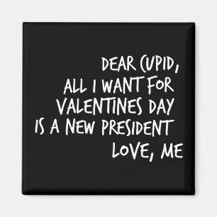 All I Want For Valentines Day is a New President Magnet