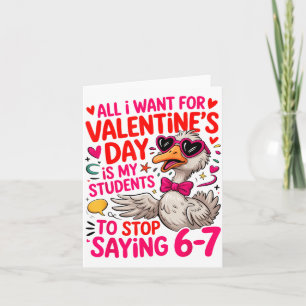 All I Want For Valentines Day Is My Student Stop S Card