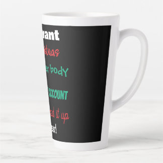 All I want - Large Latte Mug