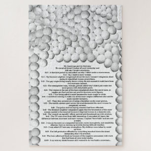 ALL I WANT TO DO IS BUILD A SNOWMAN JIGSAW PUZZLE