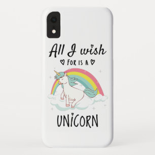 All I wish for is a Unicorn iPhone XR Case