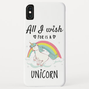 All I wish for is a Unicorn iPhone XS Max Case