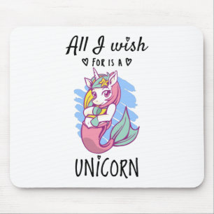 All I wish for is a Unicorn Mouse Pad